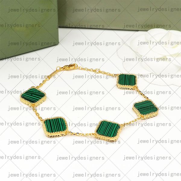 Pulseira verde de ouro