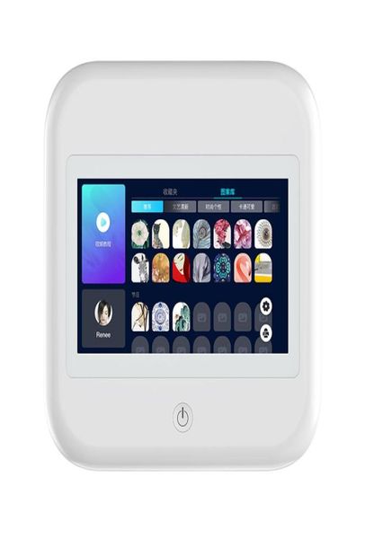 

2022 o2nails nail printers machine nail art equipment salon smart diywifi function operation portable printer plastic material1278227, Silver