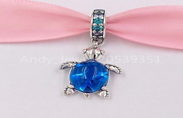 

andy jewel pandora jewelry authentic 925 sterling silver beads murano glass sea turtle dangle charm charms fits european pandora s5932219, Black