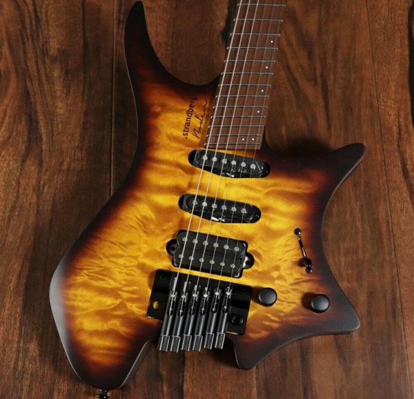 

boden standard 6 ssh trem quilt bengal burst electric guitar5543975