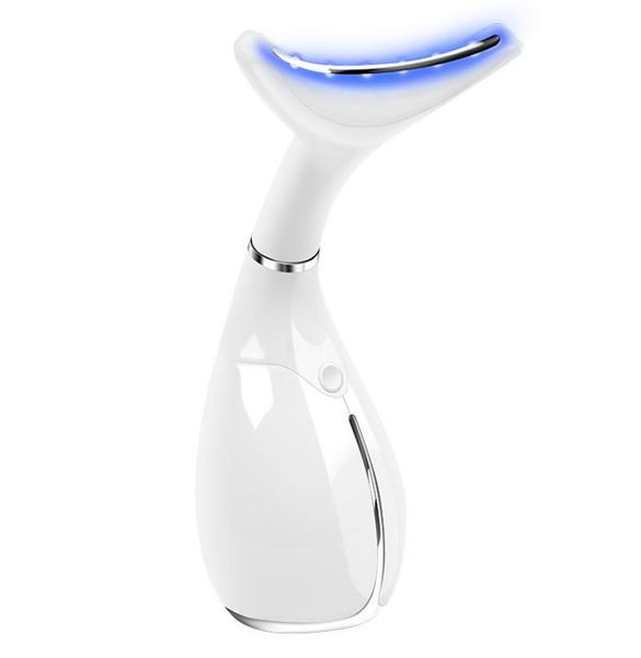

3 color led neck beauty care massage wrinkle remove removal double chin remover vibration device home use5237147
