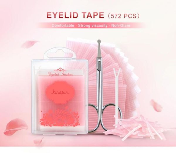 

572pcs double sides eyelid stickers magic stretch fiber adhesive medical eye tape strips for naturallooking creased eyelid1354754