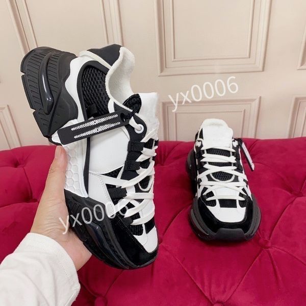 

designer tennis shoes men high casual shoes sneakers lace up women rubber sole shoes outdoor shoes for men women2023, Black