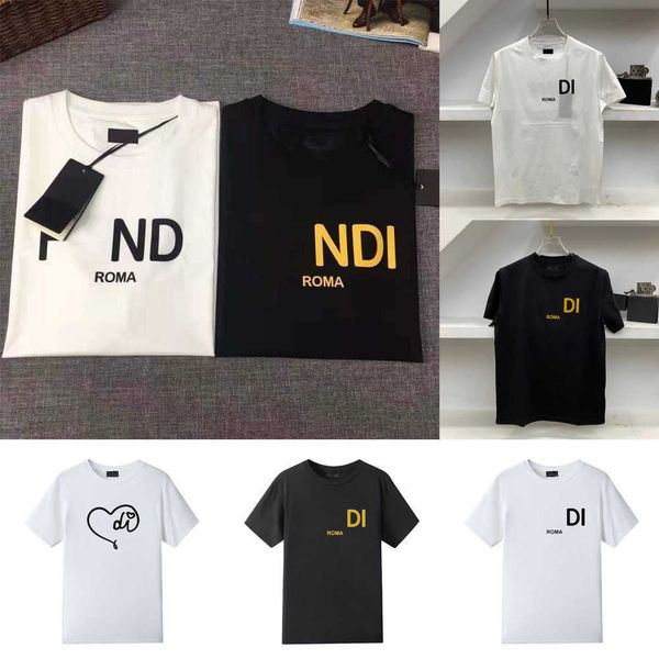 

summer mens womens designers t shirts polos fashion man s casual chest letter shirt luxurys clothing street shorts sleeve clothes tshirts d, White;black