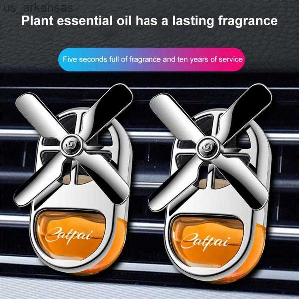 

car air freshener car aromatherapy air freshener cute mini creative rotating propeller outlet fragrance 360 degrees car interior accessories