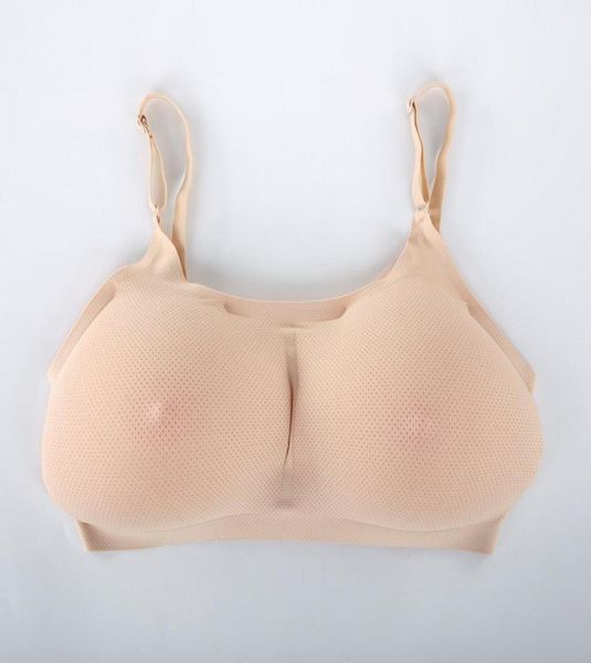 

one set breast and bra cosplay fake boobs false breasts artificial breast crossdresser queen transgender silicone breast form tria5552961
