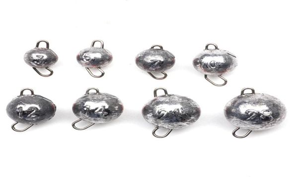 

rompin 5pcs fishing lead sinker weight 3g28g sinker hook connector quick release casting fishing sinker bullet fishing tackle5948760