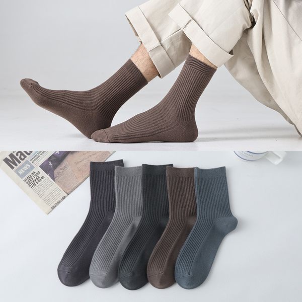 

new fashion thick cotton socks men winter cashmere breathable socks, Black