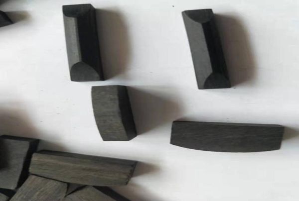 

10pcs violin saddles and 10pcs nuts 44 ebony fiddle parts014534902