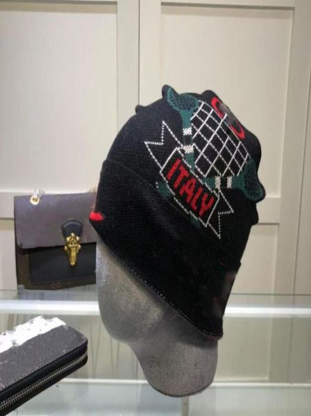 

2021mens knitted hat designer fashion bucket hatbonnet winter beanie wool cap cashmere plaid pattern letters thicker caps799946100, Blue;gray