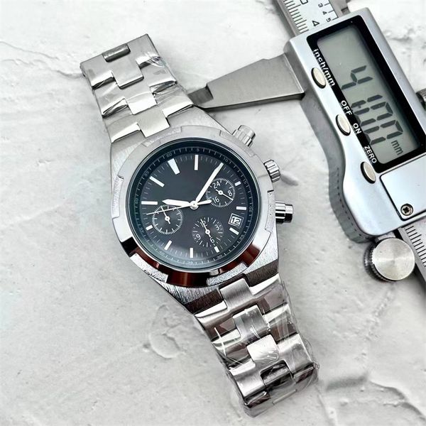

luxury fashion men's watch business leisure green stainless steel dial quartz watch men's clock relogio masculino men's watch, Slivery;brown