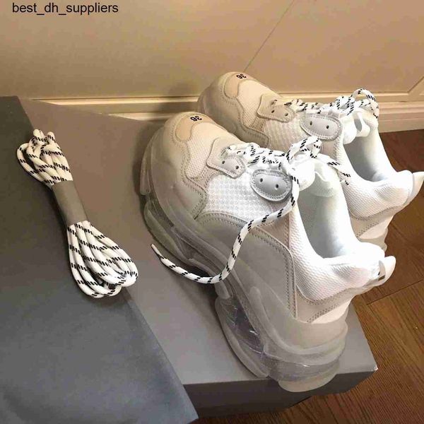 

2022 new leather lace up thick soled daddy shoes breathable sports air cushion shoes casual running shoes sponge cake shoes women's fas, Black