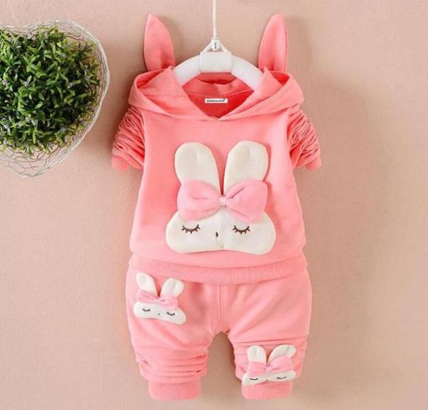 

kids clothes autumn baby girls clothes set tshirtpants 2pcs set baby outfits suit infant girls clothing set6457518, White