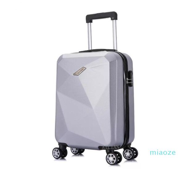 

suitcases 2024 inch rolling luggage sipnner wheels abs women travel suitcase men fashion cabin carryon trolley box hardside2367365