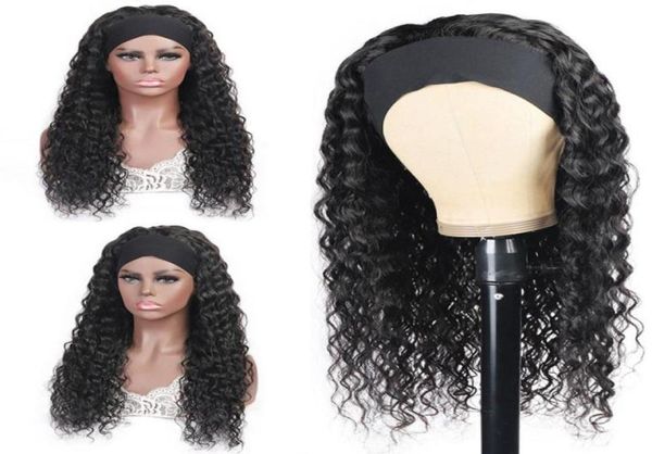 

women039s hair belt long curly wig fashion headscarf small chemical fiber headgear88692251984770, Black