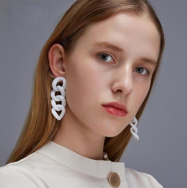 

dangle chandelier korean fashion earrings for women 2021 clip on trend jewelry vintage earings8193403, Silver