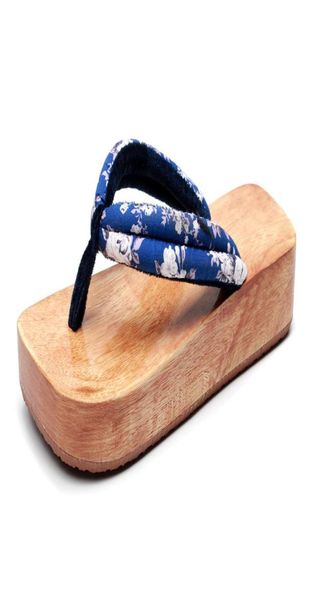 

summer japanese wood clogs anime cosplay shoes oriental chinese traditional highheeled geta clogs women man wooden paulownia slip6696412, Black