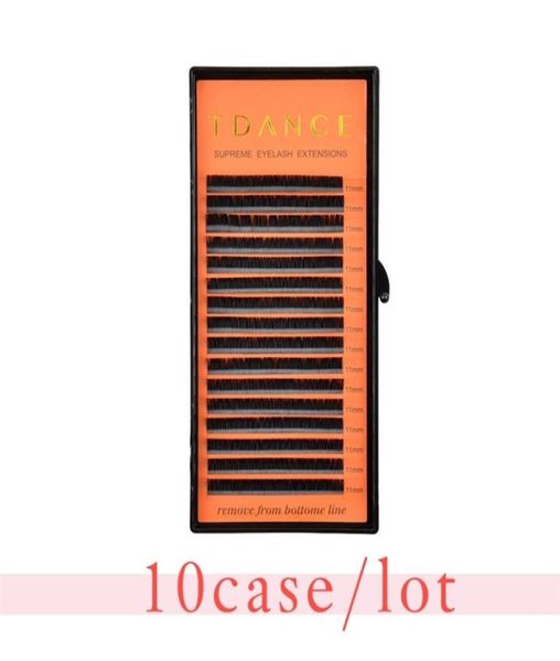 

tdance 10caselot individual eyelashes extension supplies false professional mink eyelashes extensions russian lashes 2205313948657