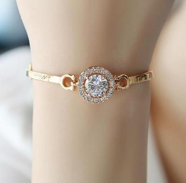 

s868 fashion jewelry crystal rhinstone bracelet diamond charms bracelet4663057, Black