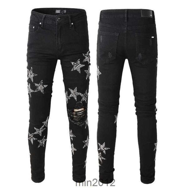 

amiras mens jean distressed ripped luxury designer slim fit motorcycle biker denim for men blackyys1, Blue