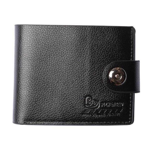 

mens wallet magnetic snap short multiple card slots ticket holder buckle horizontal one piece men, Red;black
