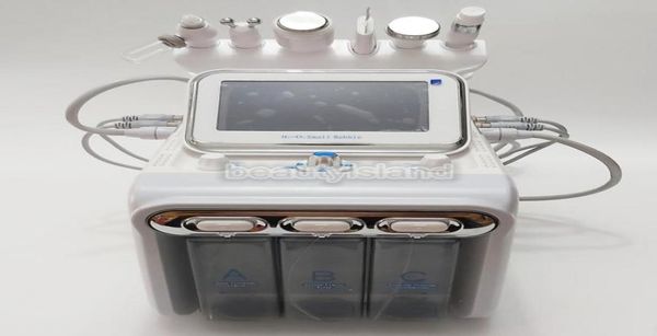 

6 in 1 oxygen facial machine hydradermabrasion ultrasonic rf cold hammer spa water oxygen spray hydra dermabrasion cleaner hydro d4939559