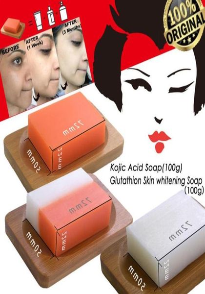

kojic acid glutathion skin whitening soap dark black skin lightening soap kojic acid glycerin brighten face body skin bleaching3138177904