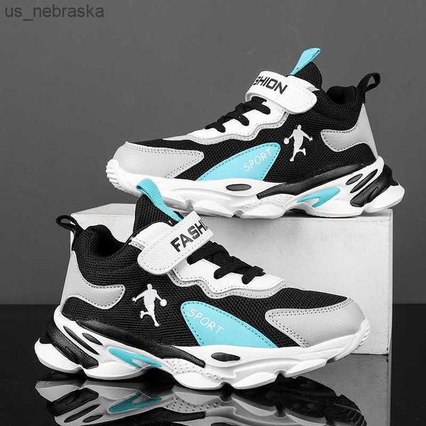 

athletic outdoor brand new kids shoes breathable mesh sport shoes running shoes lightweight boys sneakers children's basketball shoes s, Black