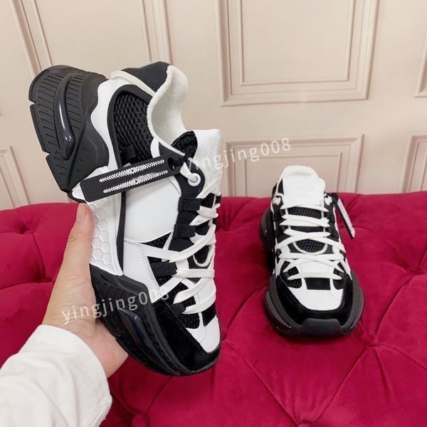

brand designer fashion casual shoes mens low canvas shoes leather black sole sneakers2023