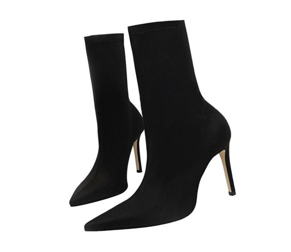 

2020 fashion women faux suede over the knee high slouchy boots pointy toe chunky heel slouch long boots ladies winter heeled shoes3185354, Black