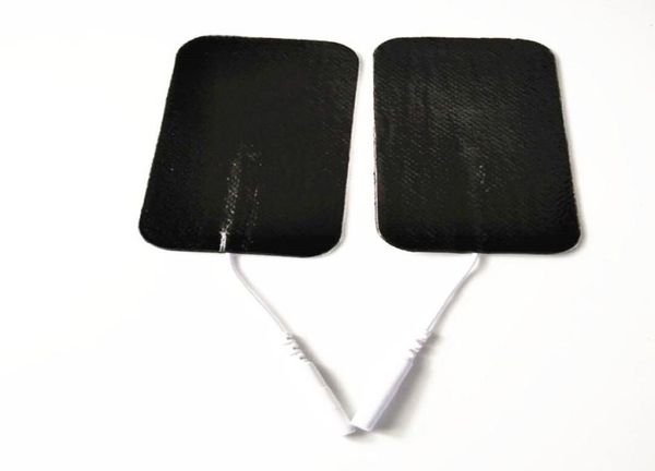 

large electrode pad electro shock stimulation nonewoven patches pads with tail for full body massager tens ems therapy machine 107680217