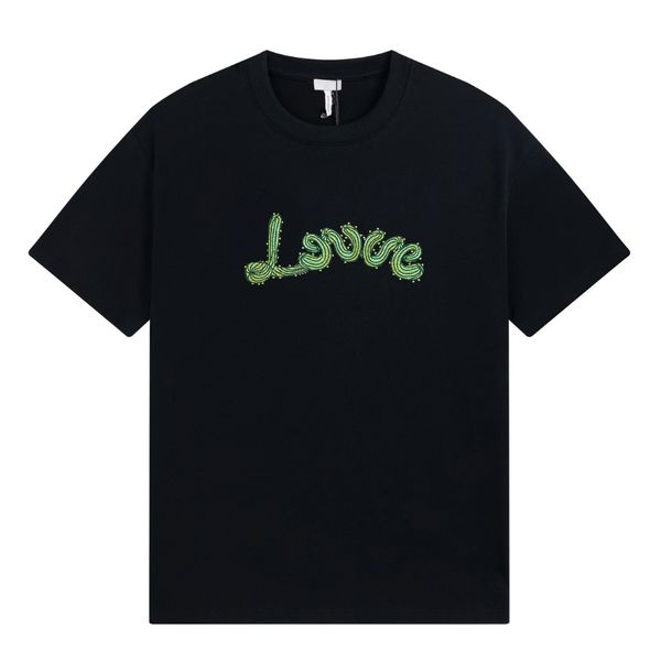 

23ss new woman men's t-shirts high end classic letter cactus embroidery tee summer limited beach breathable street fashion casual short, White;black