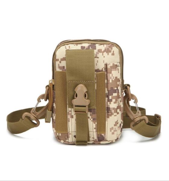 

molle compatible military gear tactical pouch outdoor sports mountaineering running cellphone waist bag fanny pack with shoulder s2199232