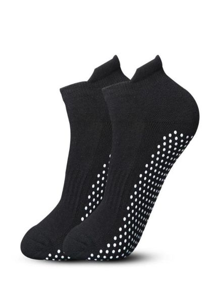 

sports socks yoga for women non skid slipper with grips barre pilates men2843118, Black