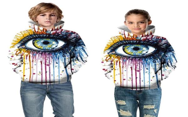 

magic eye 3d oversized boys hoodies for girls teenagers children039s sweatshirt for boys girls sweat shirt child kids hoodies c6049969, Black