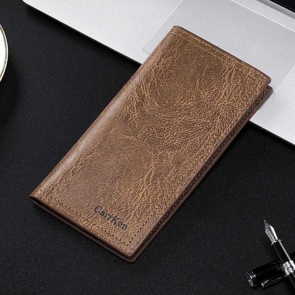 

wallet mens long card holder multiple slots bank thin wholesale, Red;black
