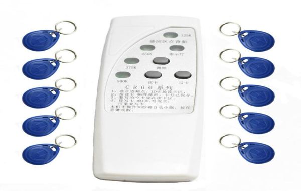 

4 frequency rfid copier duplicator cloner id em em4305 t5577 5200 reader writer 10pcs em4305 t5577 5200 writable keyfob6324060
