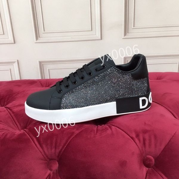 

new brand womens mens fashion sneaker casual shoes trainers shoes leather breathable for change outdoor sports sneakers, Black