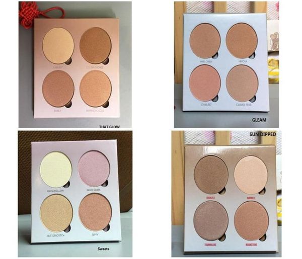 

factory direct dhl new makeup face 4 colors bronzers highlighters palette74g6159532