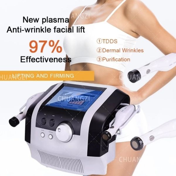 

beauty salon 2in1 rf equipment jet plasma lift acne treatment shower ultrasonic pen machine ultrasound treatment skin care plasmas steriliza, Black