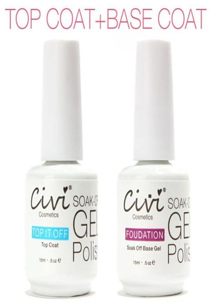

whole2pcslot civi 15ml uv gel nail gel polish uv lamp base foundation soak off base coat coat nail art nails gel profe5925884, Red;pink