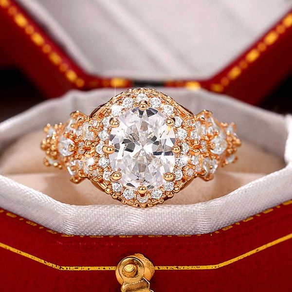 

band rings huitan aesthetic flower band gold color rings women for wedding party luxury inlaid cz brilliant bridal rings new trendy jewelry, Silver