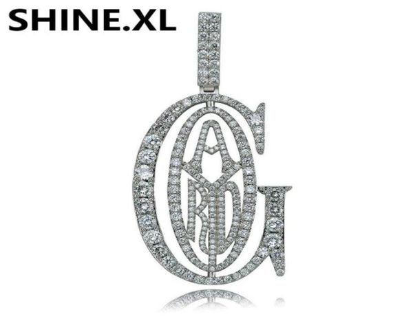 

luxury designer jewelry women charm necklace iced out zircon letter goaryd pendant necklace mens hip hop jewelry20134733445457, Silver