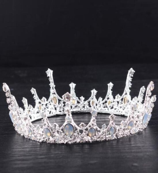 

2018 new arrive beautiful elegent headband jewel accessories crystal bridal tiara crown wedding bride princess full c5497022, Silver