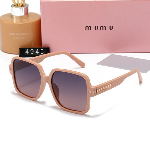 

miu women's polarizing sunglasses windproof uv protection sunglasses fashion trend everything goes with sunglasses 4945, White;black