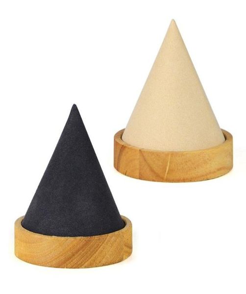 

jewelry pouches bags l93e cone shape wooden bangle bracelet anklet chain display stand ring watch holder showing storage rack7433704, Pink;blue