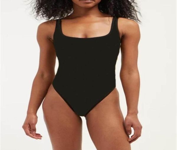 

simple swimwear charming yellow lady onepiece swimsuits trendy siamese swimsuit solid push up women bathing wear 7294586
