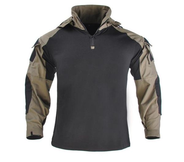 

outdoor tshirts han wild tactical shirt hunting clothes combat uniform camouflage tshirt army airsoft equipment men clothing 2217672041, Gray;blue