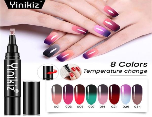 

nail gel 5ml temperature color pen polish magic colour by led uv lamp29735873250, Red;pink