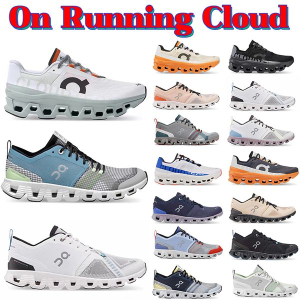 

2023 on cloud running shoes women cloudmonster sneakers clouds x 3 shift federer workout and cross trainning shoe monster designer mens wome, Black